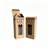 Cajas de Empaque Personalizadas en Lotes Pequeños, Cajas con Doble Inserto, Cajas con Fondo de Cierre, Fabricante de Impresión de Empaque, Cajas Personalizadas de Papel Kraft con Ventana