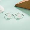 Aretes de Jade Hotan para Mujer Diseño de Nicho Sentido Avanzado Aretes de Viento Frío 2022 Nueva Moda Verano Anillo para la Oreja Aretes