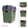 Cubo portátil desmontable para material de pesca herramienta de almacenamiento de equipo especial caja de almacenamiento de una sola capa caja para señuelos artificiales