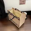 Bolsos de Mujer de Comercio Exterior, Bolsos de Mano de Lino Transfronterizos, Bolsos de Hombro Abiertos de Gran Capacidad Estilo Coreano, Bolsas Tote, Souvenirs