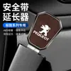 Adecuado para Hebilla de Seguridad de Coche Peugeot 307/308/3008/5008 Extensor con Logo Conector Plug-In Pieza