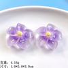 Acessórios de Flor de Ovo com Gradiente Luminoso de Resina Corda de Cabelo DIY para Cabelo Acessórios de Cabelo Capa de Celular Adesivo de Geladeira Patch de Beleza