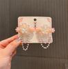 Nuevo Tocado Chinoiserie Dinastía Han Princesa Niños Accesorios para el Cabello Estilo Antiguo Borla Horquilla Retro Clip de Flor Chinoiserie Dinastía Han