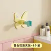 Soporte para cabezal de ducha Dopamine, diseño creativo de mariposa, no requiere taladro, ajustable, soporte universal para cabezal de ducha de baño