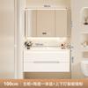 Lavabo de cerámica de gran diámetro combinación de mueble de baño lavabo grande lavabo cerámico integrado lavabo oceánico tamaño grande lavabo de vientre para baño