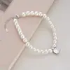 Pulsera de Perla de Zirconia para Mujer, Diseño de Verano Ins, Lujo Ligero, Nicho, Pulsera de Moda de Gama Alta, Nuevo Modelo 2025