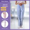 Nova calça de enfermeira três cores calças de verão rosa azul verde elástico cintura calça de trabalho roupa de enfermeira plus size calças de médico