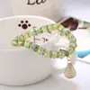 Pulsera Nueva de Cristal de Colores Estilo Coreano, Sencilla y Artística, Regalo Unisex, Pulsera de Cuentas Sencilla y Versátil