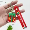 Llavero Navideño Transfronterizo Colgante Caja Sorpresa Papá Noel Muñeco de Nieve Árbol de Navidad Llavero Navideño Colgante Pequeño