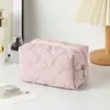 Bolsa de almacenamiento de cosméticos de color sólido para mujer, bolsa de cosméticos de gran capacidad, bolsa de almacenamiento para dormitorio de estudiantes, bolsa de almacenamiento para lavado de lápiz labial