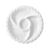 Plato Cerámico Dividido para Cocinar al Vapor, Plato Molino de Viento, Plato para Postre y Fruta, Plato para Caldo, Plato para Platos, Plato para Desayuno Doméstico, Plato Cerámico para Cocinar al Vapor