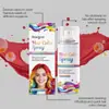 Spray de Cabello Temporal Rojo Hoegoa Color de Cabello Colorido Color Natural Cobertura Uniforme Tratamiento de Moda para el Cabello