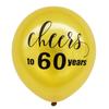 Nuevo ¡SALUD por 30 40 años globo de látex ¡SALUD CERVEZAS decoración de celebración de fiesta de aniversario