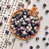 Pulseira de Bodhi Natural Esculpida Flor Roxa Flutuante Garra de Gato Contas Espalhadas Acessórios Bodhi DIY Contas de Buda Wen Brinquedo Fábrica Atacado