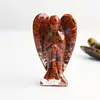 Adornos de Ángel de Grava de Cristal Natural Transfronterizos Decoración Creativa de Escritorio Estilo Europeo Manualidades para el Día de la Madre en Casa Venta al por Mayor