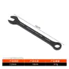 Chave de uso duplo chave combinada de boca e chave combinada multifuncional ferramenta de reparo automotivo 8-24mm chave combinada fixa chave catraca eletroforética