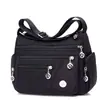 Bolsos para Mujer de Gran Capacidad Tela Oxford Lona Multicapa Versátil Bolso de Hombro Único Bolso Nuevo para Dama Casual Bolso Cruzado para Mamá