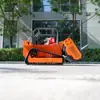 Máquinas eficientes de capina para jardins e terras agrícolas. Produzimos e fornecemos vários modelos de cortadores de grama de esteira e cortadores de grama controlados remotamente