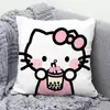 Almohada Hello Kitty Hallokitty Cojín Lindo de Dibujos Animados Corazón de Niña Cojín para Sala de Estar Sofá Oficina Almohada para Descanso de Almuerzo
