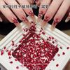 Umi nail joia de diamante rede vermelha explosões em formato mini diamante plano brilho misturado K9 joia de unha zircônia atacado