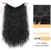 Peruca Hua Kou Feminina Cabelo Longo Aplique em V Peça Única Invisível Sem Marcas Extensão de Cabelo Cabelo Cacheado Ondulado de Água Cabelo Artificial