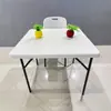 Mesas Plegables para Exteriores Venta al por Mayor Transfronteriza Mesas de Comedor Domésticas Moldeadas por Soplado Simples y Convenientes Mesas de Entrenamiento Mesas de Conferencia Minimalistas