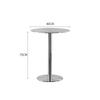 Mesa de comedor y silla de acero inoxidable plegable de acrílico transparente con combinación de cafetería de estilo industrial y tienda de té con leche de celebridades de Internet