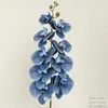 Flores Artificiais Azuis para Casamento Flores Falsas de Teto Decoração de Casamento Parede de Flores Arranjo de Flores de Chão para Casamento Materiais para Arranjo de Flores de Seda