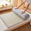 Colchão de Seda Gelada Individual para Dormitório Estudantil, Capa de Colchão Refrescante, Almofada Macia, Tapete Tatami, Protetor de Colchão para Uso no Inverno e Verão