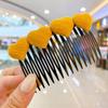 Artefacto para Quiebre de Cabello Infantil Peine para Cabello Acabado de Flequillo Horquilla de Flor Accesorios para el Cabello de Verano Parte Trasera de la Cabeza Horquilla para Cabello Femenino Tocado