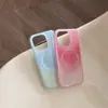 Funda de Teléfono con Tinte de Gradiente Simple de Dopamina 16promax de Absorción Magnética para 15pro Magnética 2 en 1 14p