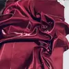 Vestido Liso de Satén de Seda Brillante con Cristales Vestido de Novia de Satén de Seda con Brillo de Agua Ropa Líquida Tela Rígida Tela de Diseño