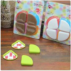 Bebé Niños Silicona Parachoques de Esquina de Mesa Seguridad Protección Engrosada Protector de Esquina Anticolisión Paquete de 4