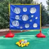 Juguetes de marco de lanzamiento de pelota para niños, equipo de entrenamiento del sistema sensorial de inteligencia corporal para jardín de infantes, accesorios de juego divertidos interactivos para padres e hijos