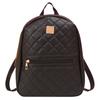 Bolso de dama estilo universitario dulce mochila escolar para mujer bordada con rombos bolso bandolera multifuncional