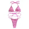 Europa y Estados Unidos nuevo traje de baño popular para mujer bikini sexy comercio exterior transfronterizo traje de baño de dos piezas AliExpress Amazon