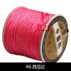 Venta al por mayor de productos genuinos de la marca Taiwán Lisi n.°. Hilo de jade de 72 colores, hilo trenzado hecho a mano, cuerda roja, hilo de nudo chino.