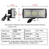 Focos para Motocicleta de Venta Caliente Transfronterizos, Luces LED Rojas y Azules Intermitentes, Luces de Trabajo LED para Modificación de Automóviles, Faros para Vehículos Eléctricos