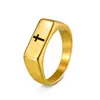 Anillos a Juego Sencillos y de Lujo para Pareja Europea y Americana Transfronteriza con Diseño de Estampado de Cruz, Anillos de Pareja para Hombre y Mujer, Set de Joyería