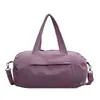 Mala de Viagem Lulu Barrel para Mulheres, Bolsa de Viagem Impermeável de Tecido de Nylon, Bolsa Versátil para Ombro e Transversal, Bolsa Fitness de Grande Capacidade