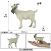 Simulación Cognitiva Animal Sólido Aves de Corral Ganado Burro Modelo Cría Burro Manchado Burro Juguete Burro Adornos
