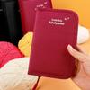 En Stock Set de Ganchillos de Mango Suave Rojo Herramientas de Ganchillo Tejer Hilo DIY Kit de Materiales de Ganchillo de Óxido de Aluminio