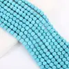 Contas soltas de turquesa contas soltas turquesa sintética material DIY para artesanato contas acessórios para joias acessórios coloridos com rachaduras