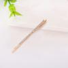 Pin de Celebridad de Internet con Incrustaciones de Oro y Diamantes con Flequillo Pin de Pelo Simple Pin de Borde de Pelo Retiene el Color Galvanizado Joyería DIY Accesorios para Pinzas de Pelo