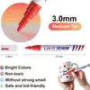 Marcador de Retoque de Colores Transfronterizo Impermeable Pluma de Pintura Blanca Marcador Especial para Llantas de Coche No se Desvanece Fácilmente