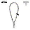 Cordón para Teléfono Móvil Personalizado de Alta Gama, Correa de Muñeca Trenzada, Cordón Corto para Funda de Teléfono Móvil, Venta al por Mayor de Fábrica