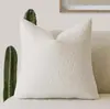 Fronha de chenille nova de fábrica estilo ins simples cor sólida almofada de sofá almofada de cintura almofada de cintura atacado