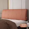 Almofada de cabeceira, encosto duplo com acolchoamento macio, almofada de cama tatami, capa removível e lavável para cabeceira de cama, almofada de encosto simples e grande, fronha