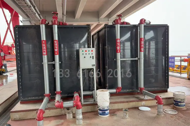 码头生活污水收集箱 含油污水收集箱 船舶智能型污水接收装置