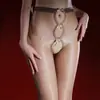 Deliciosas Medias Aurora con Encaje de Alas de Mariposa, Lazos, Calados, Eróticas, Negras Brillantes con Brillo de Aceite, de Entrepierna Abierta para Mujer